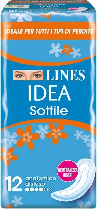 Lines Idea Sottile Anatomico 12 compresas