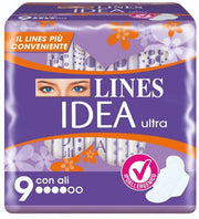 Lines Idea Ultra Día con Alas 9 Absorbentes