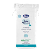 Chicco Baby Moments Cuadritos Algodón Suave 60 Piezas-2