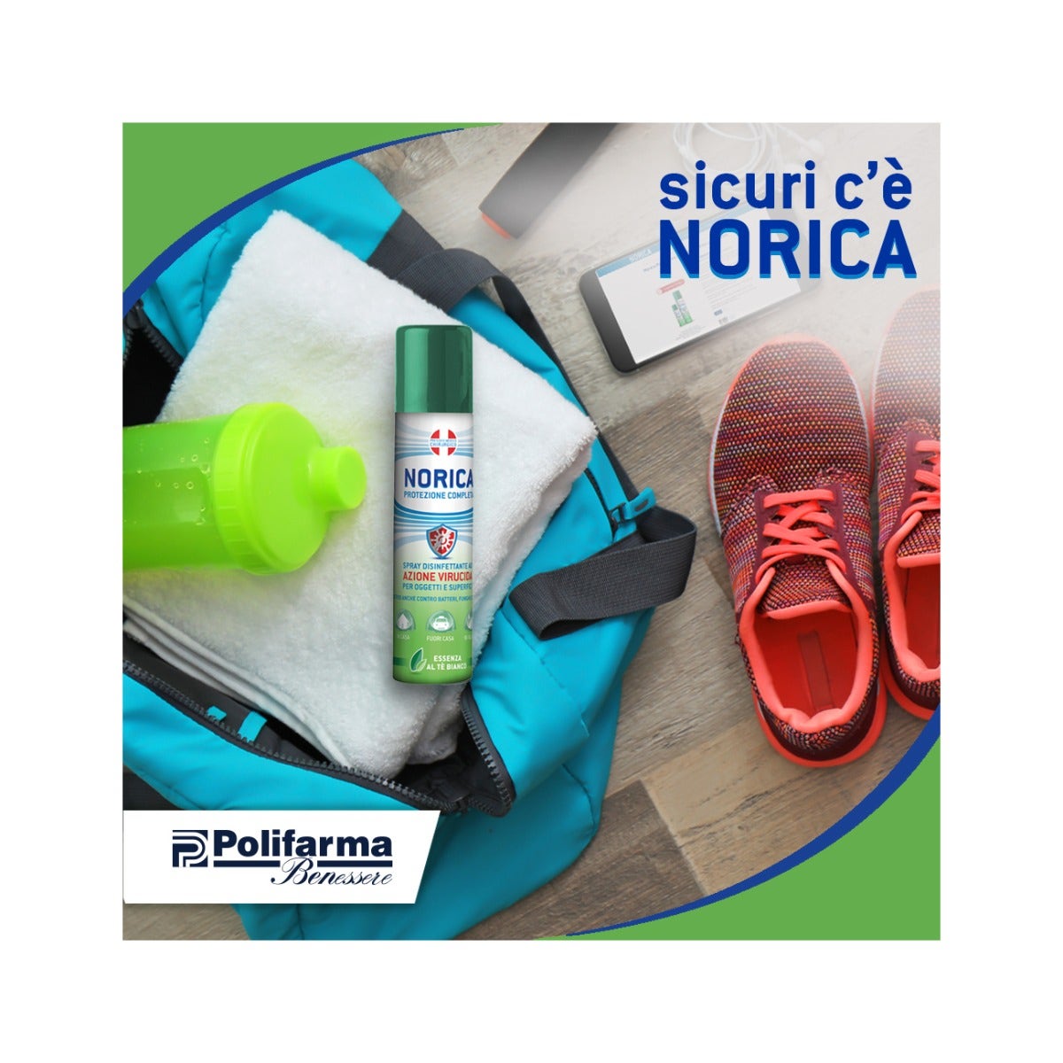 Norica Protezione Competa Spray Disinfettante Superfici 300ml