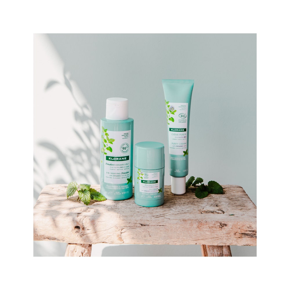 Klorane Polvo purificante de menta acuática ecológica 50 g