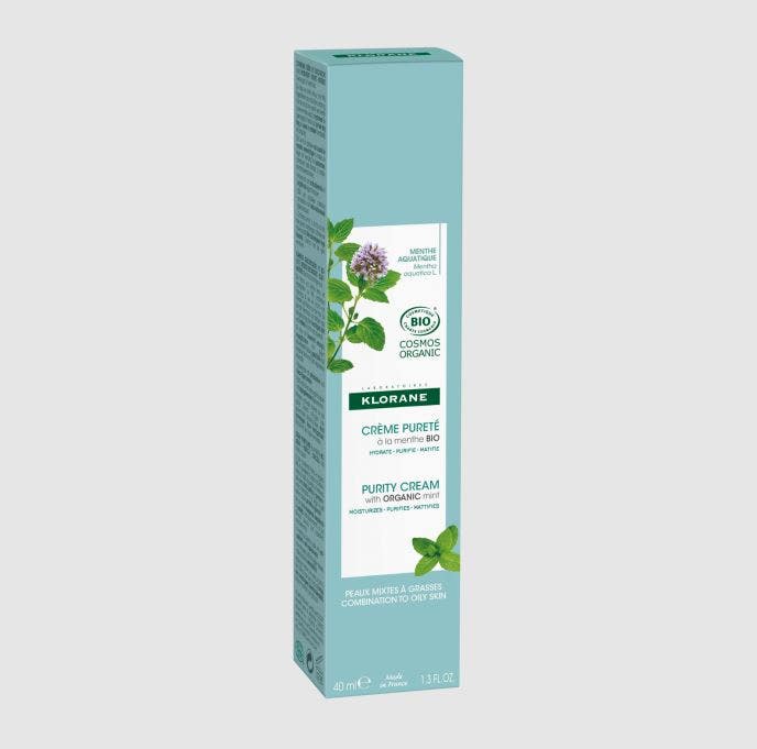 Klorane Crema Purificante Facial de Menta Acuática Ecológica 40 ml