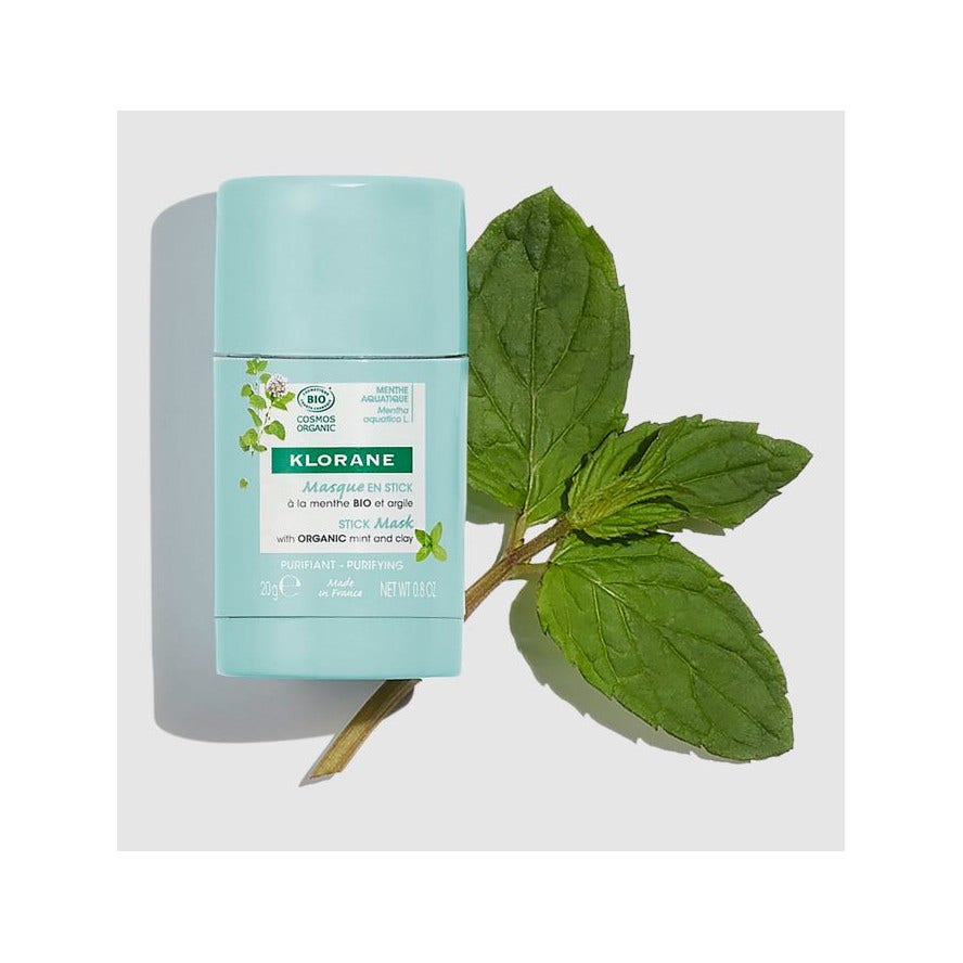 Klorane Mascarilla en barra purificante de menta acuática ecológica 25 g