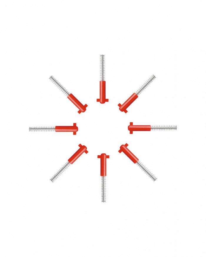 Curaprox Scovolino CPS 07 Refill Rosso 8 Pezzi