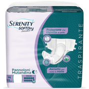 Serenity Soft Dry Sensitive Pañales tipo braguita Maxi Talla M 15 unidades