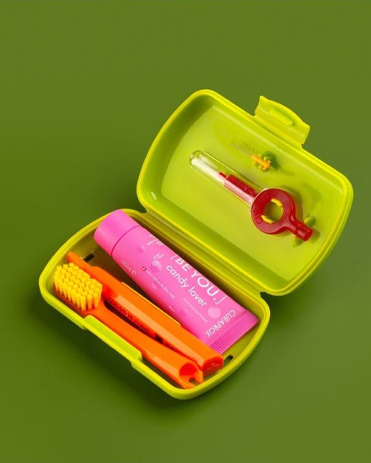 Curaprox Travel Set Green