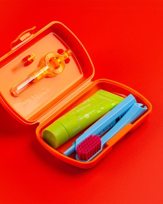 Curaprox Set de viaje naranja