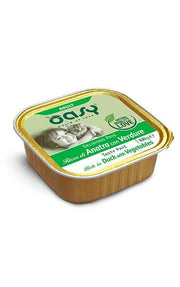 Oasy Delizioso Paté para gatos adultos rico en pato con verduras 100 g