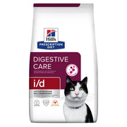 Hill's Prescription Diet I/D Digestive Care Pienso para gatos con pollo, bolsa de 1,5 kg