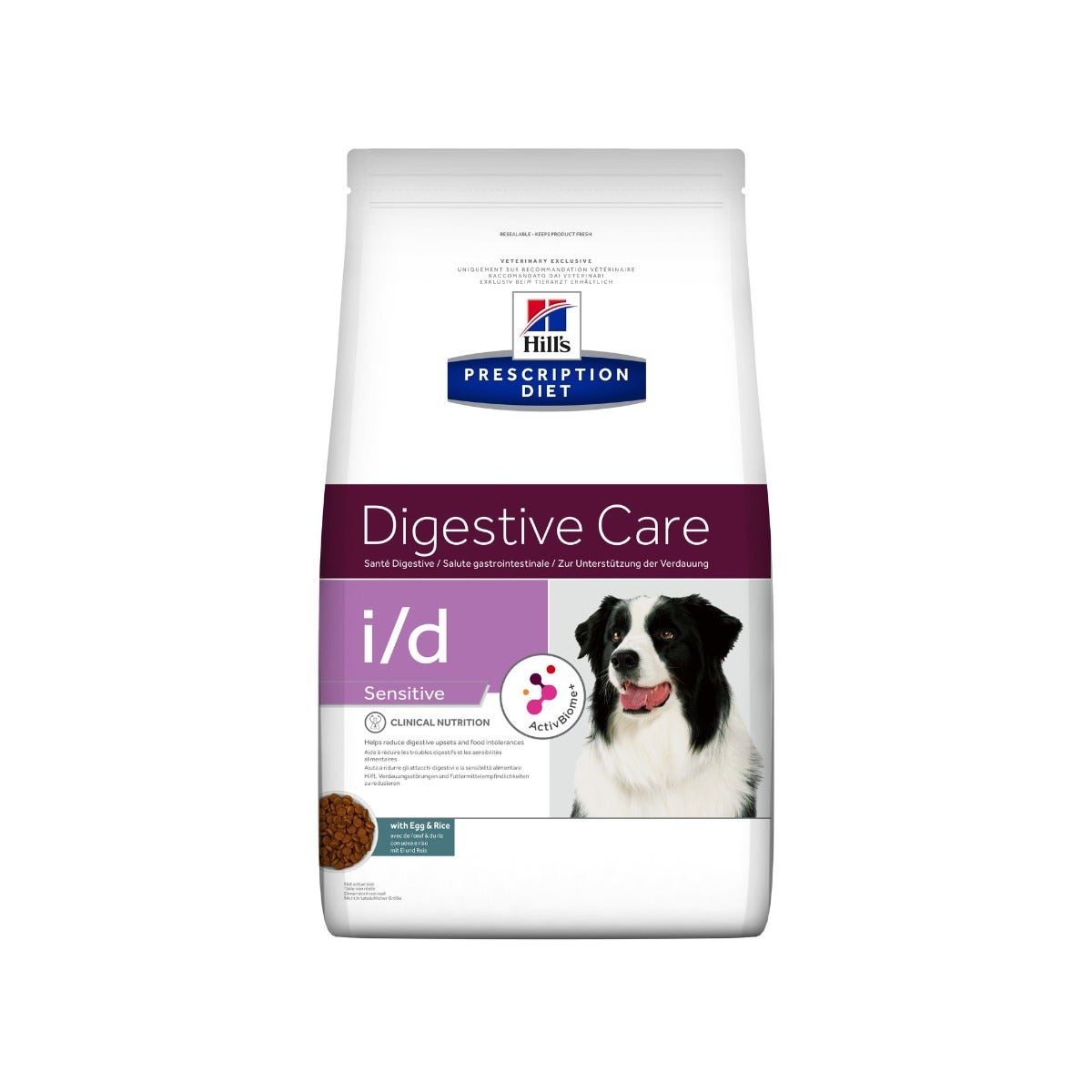 Hill's Prescription Diet I/D Sensitive Croquetas de huevo y arroz para perros, bolsa de 1,5 kg