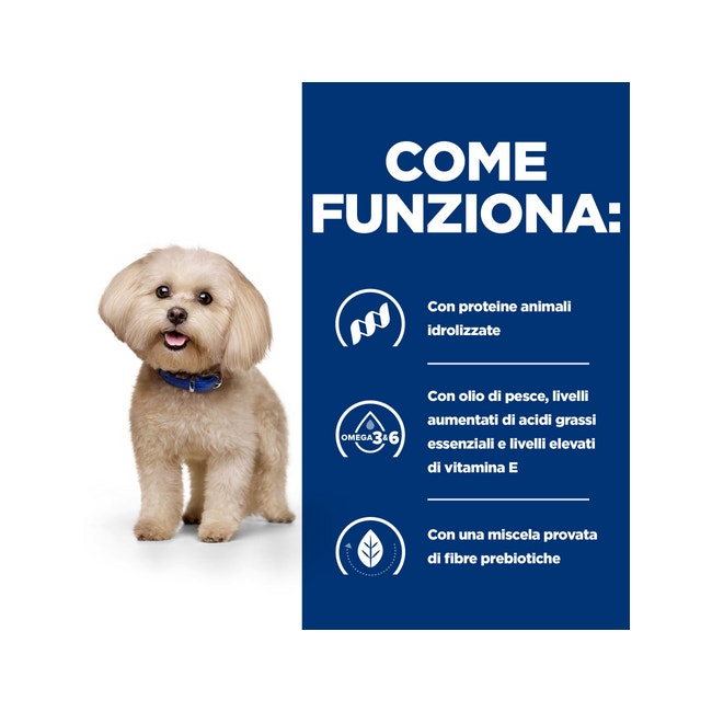 Hill's Prescription Diet Z/D Mini Food Sensitivities Crocchette Original Cani Sacco 6kg