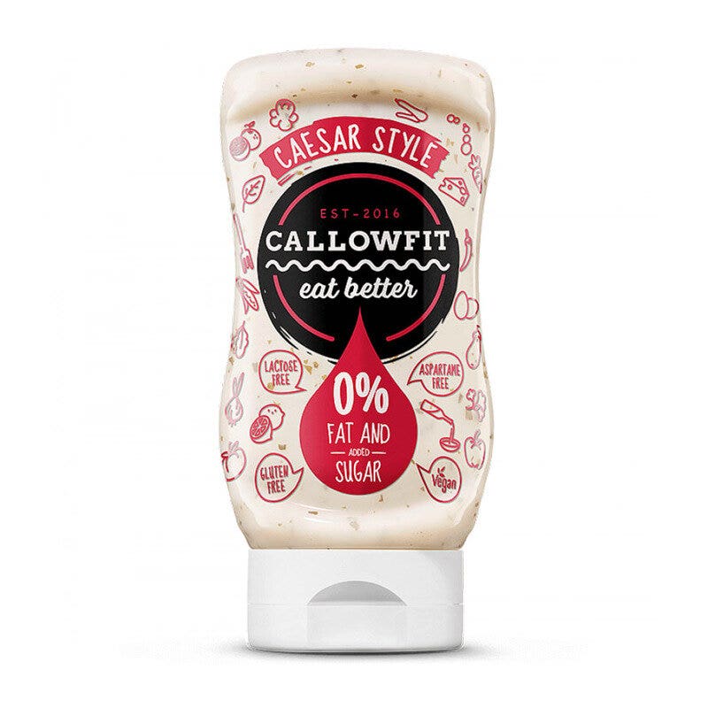 Callowfit Salsa sin azúcares estilo César 300 ml