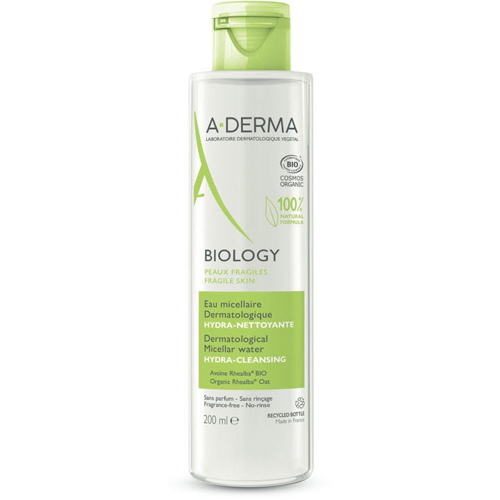 A-Derma Biology Acqua Micellare Dermatologica Idra-Detergente 200ml