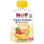 Hipp Puré de frutas manzana, plátano y galleta 90 ml 6 meses+