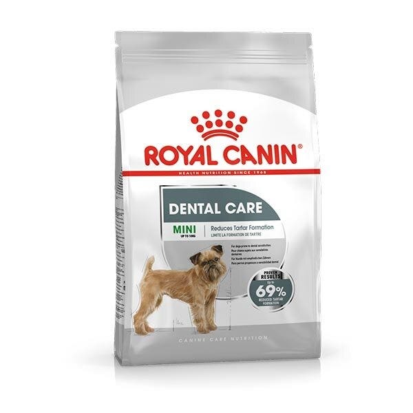 Royal Canin Dental Care Mini Adult Comida seca para perros, 1,5 kg