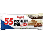 Why Sport 55 Protein Bar Crisp Barretta Cioccolato Bianco Cacao 1 Pezzo