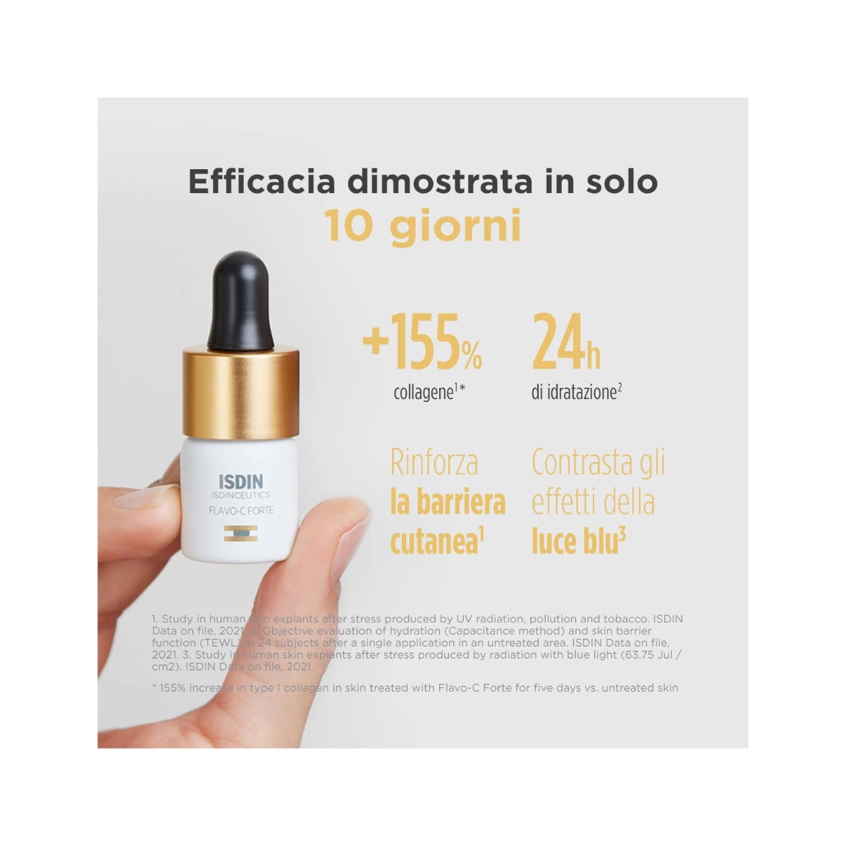 Isdin Isdinceutics Flavo-C Forte Viso 3 Flaconcini