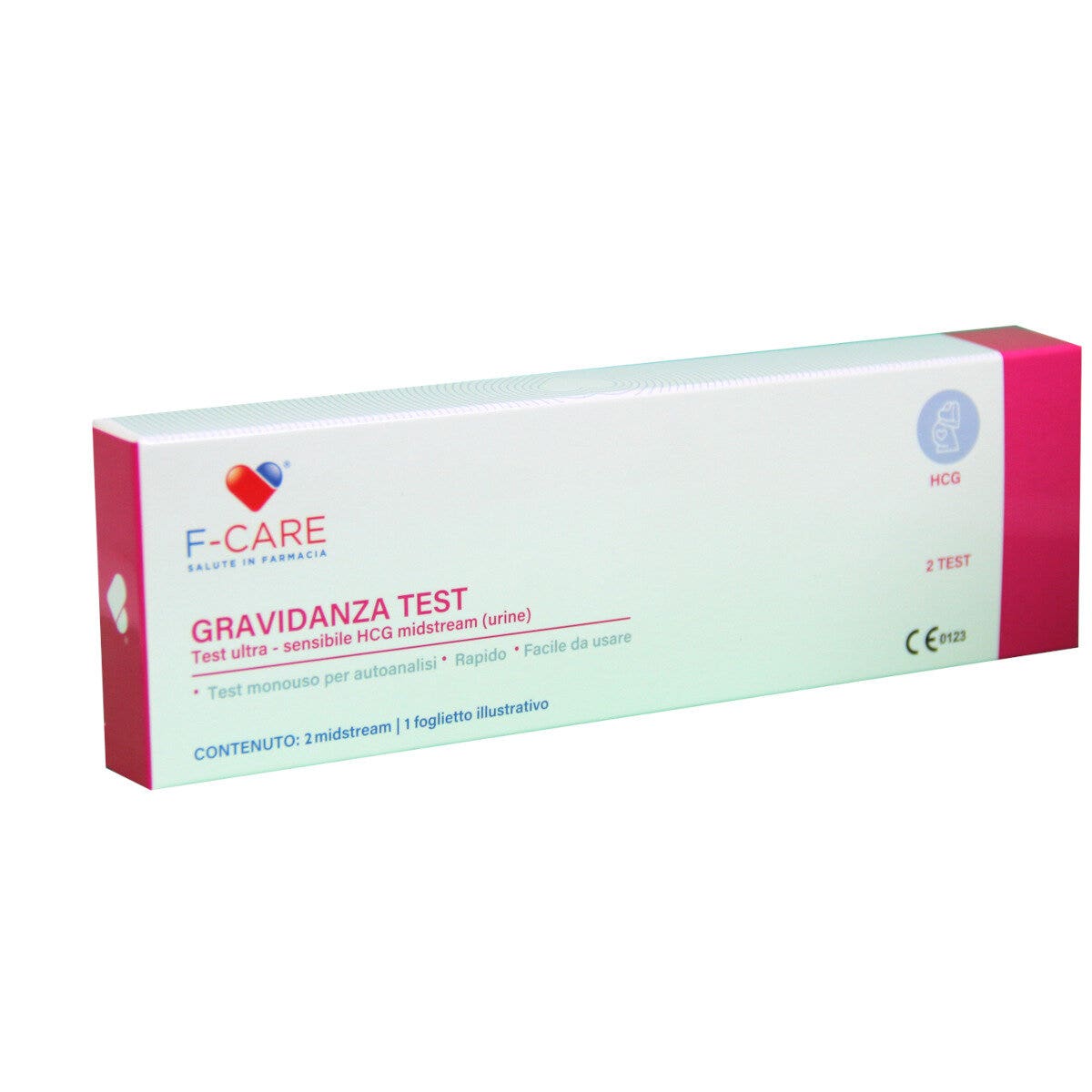 F-Care Test Di Gravidanza 2 Pezzi