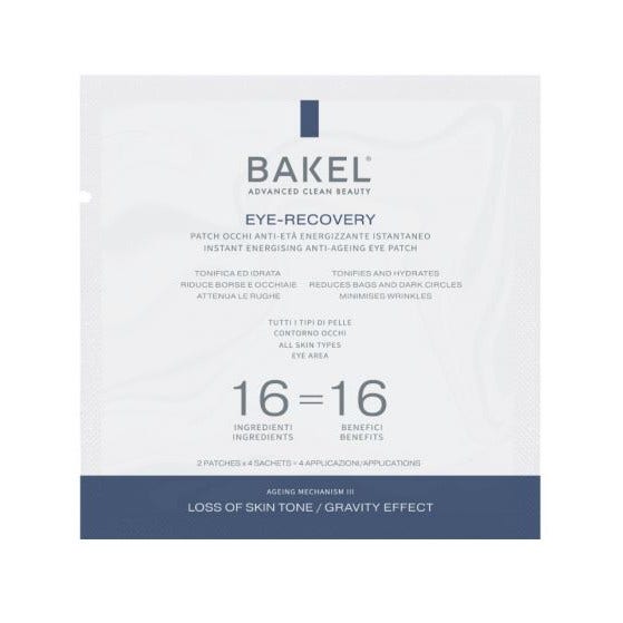 Bakel Eye-Recovery Patch Occhi Anti-Età Energizzante 2 Patches x 4 Bustine