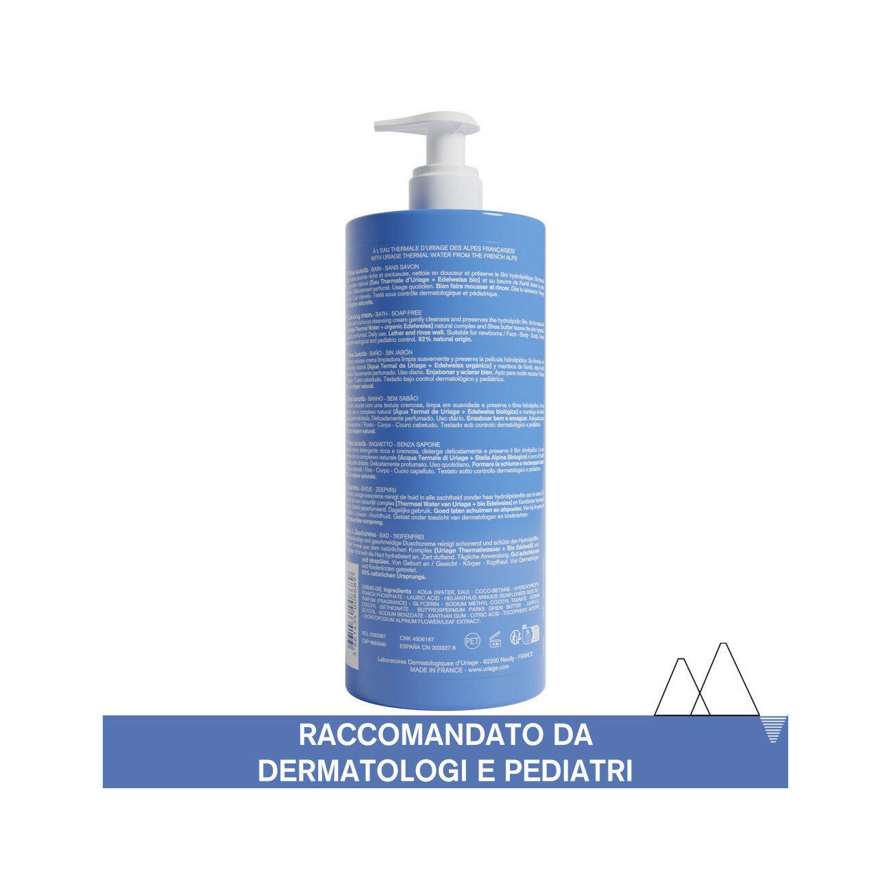Uriage Bebe Crema Lavante 1 Litro
