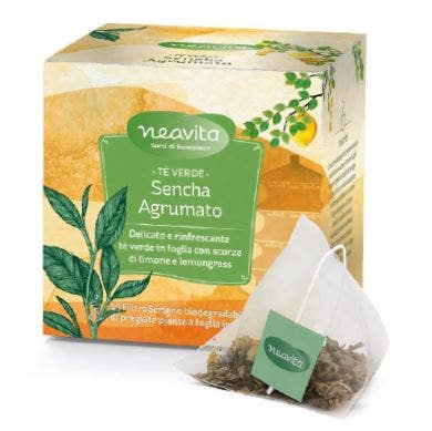 Neavita Filtroscrigno Sencha Agrumato Tè Verde 15 Filtri