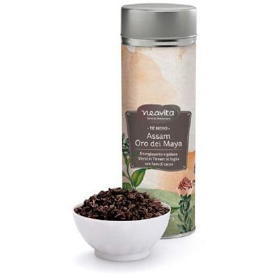 Neavita Silver Tin Tè Nero Assam Oro Dei Maya 90g