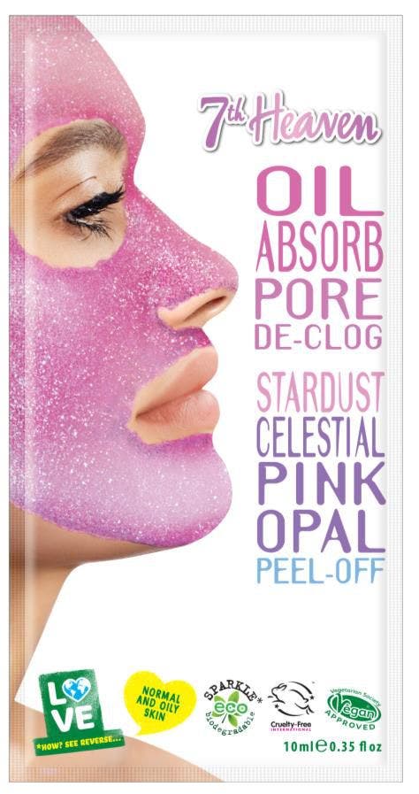 7th Heaven Maschera Viso Peel- Off Opacizzante Pink Opal