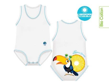 J Bimbi Body 0-36 Mesi Fresco Cotone Summer Tucano