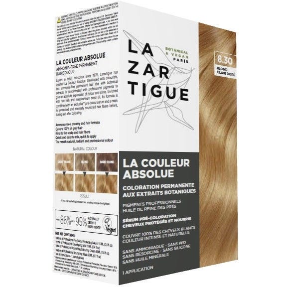 La Zar Tigue  Absolue Colorante Capelli 8.30 Biondo Chiaro Dorato