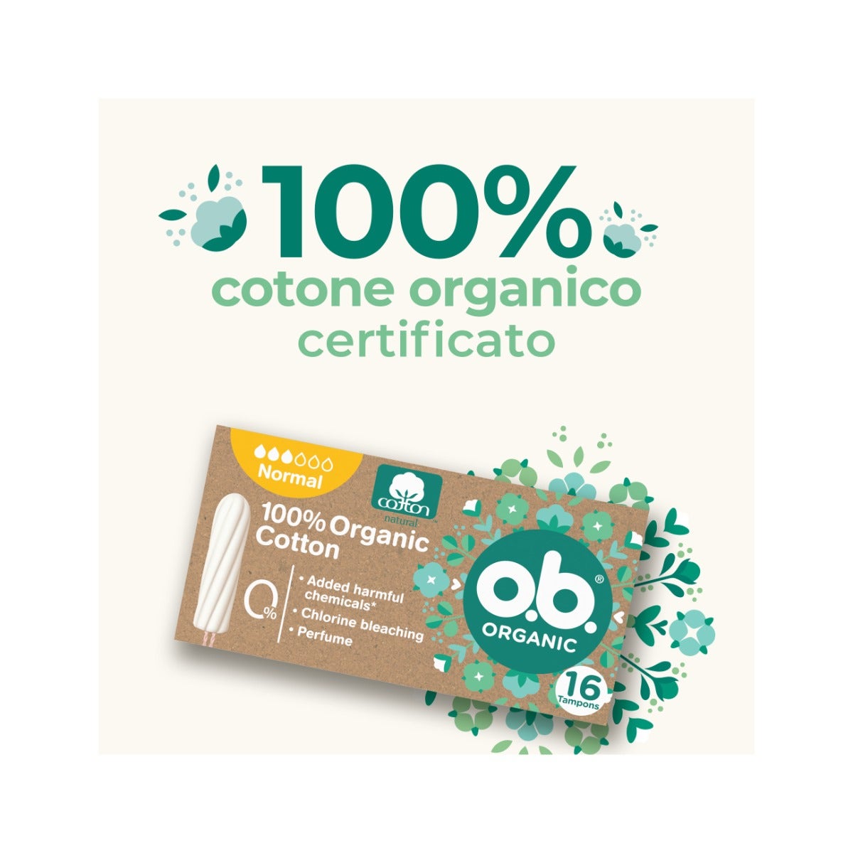 Ob Pro Comfort Organic Normal 16 Tamponi