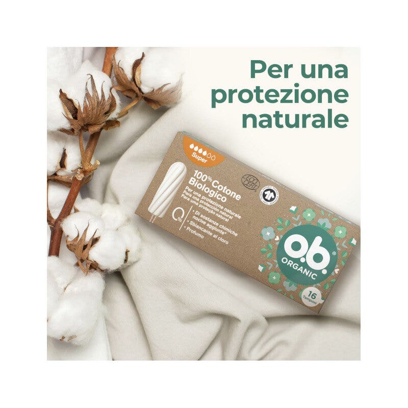 Ob Pro Comfort Organic Super 16 tampones