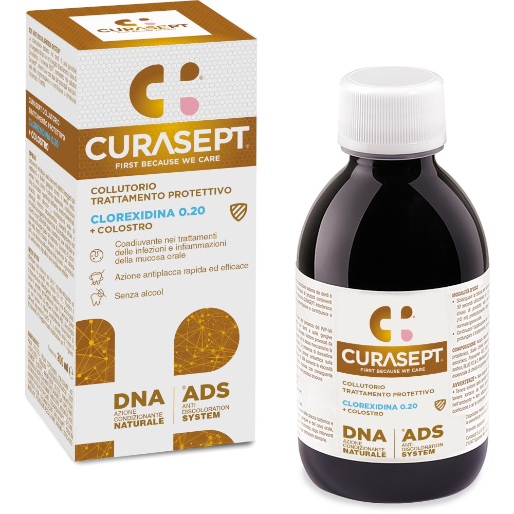 Curasept Enjuague bucal ADS + ADN Tratamiento protector 200 ml