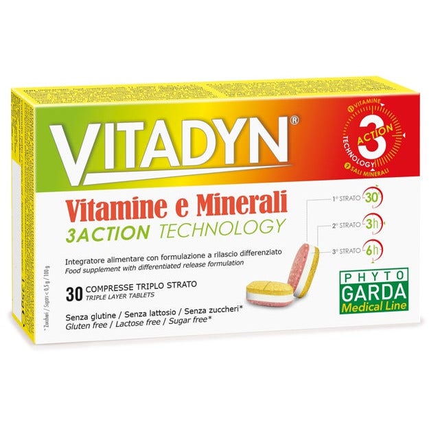 Vitadyn Vitaminas/Minerales 30 Comprimidos de Liberación Diferenciada
