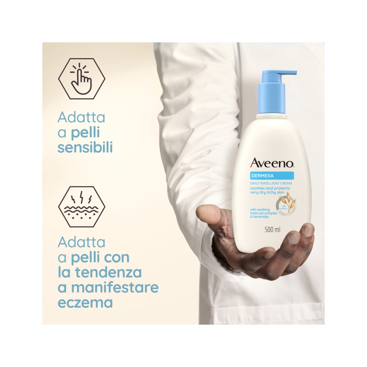 Aveeno Dermexa Crema Idratante 500ml