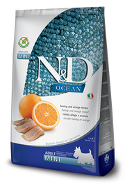 Farmina N&D Ocean Aringa E Arancia Cani Adulti Taglia Mini Sacco 800g