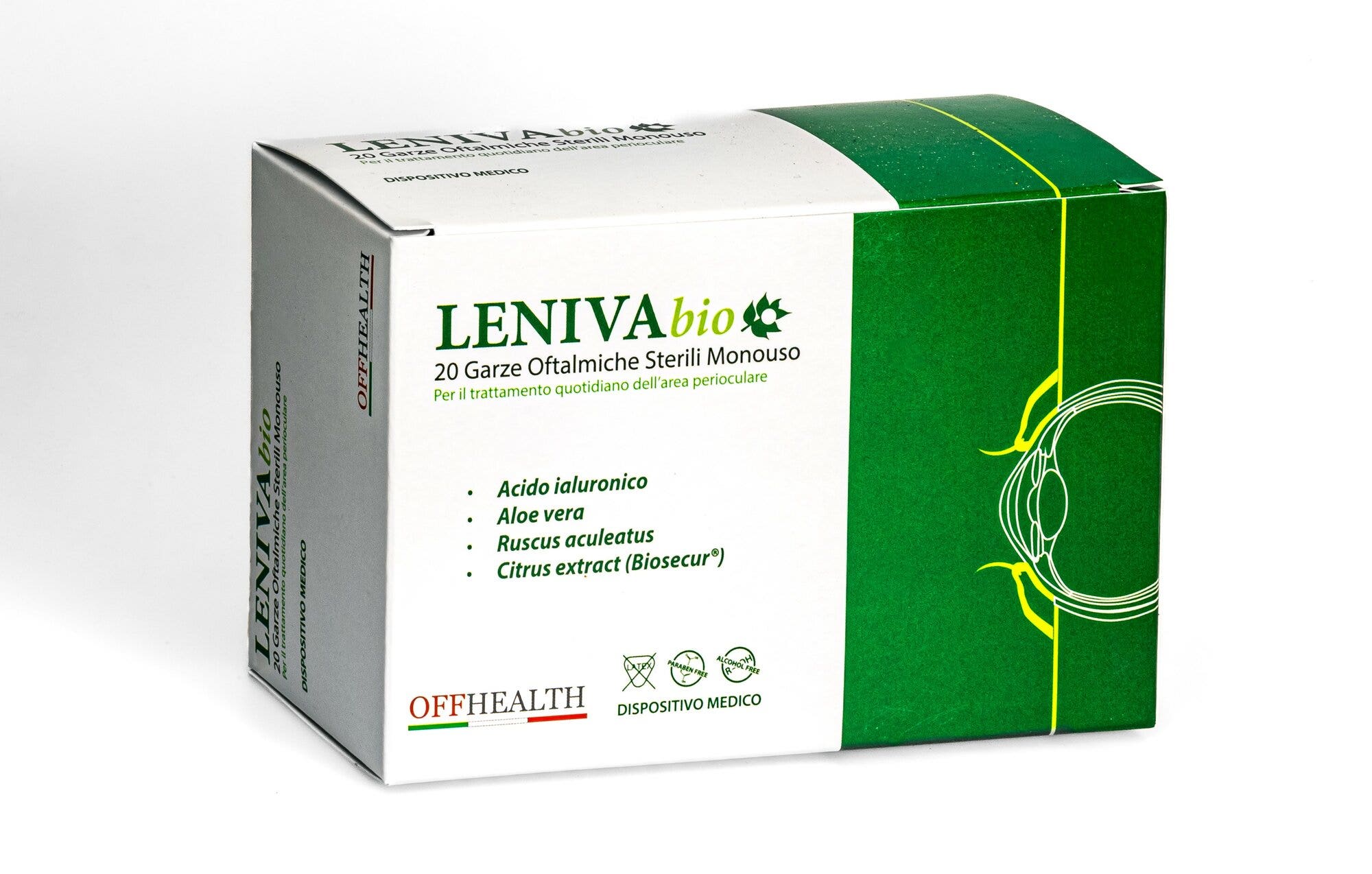 LENIVA BIO 20 gasas oftálmicas estériles