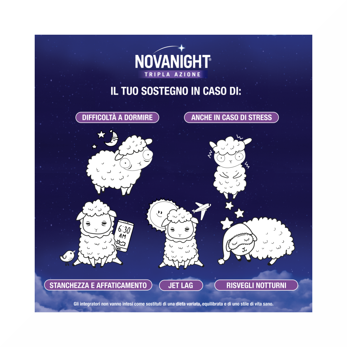 Novanight Triple Acción Liberación Rápida 30 Comprimidos-15