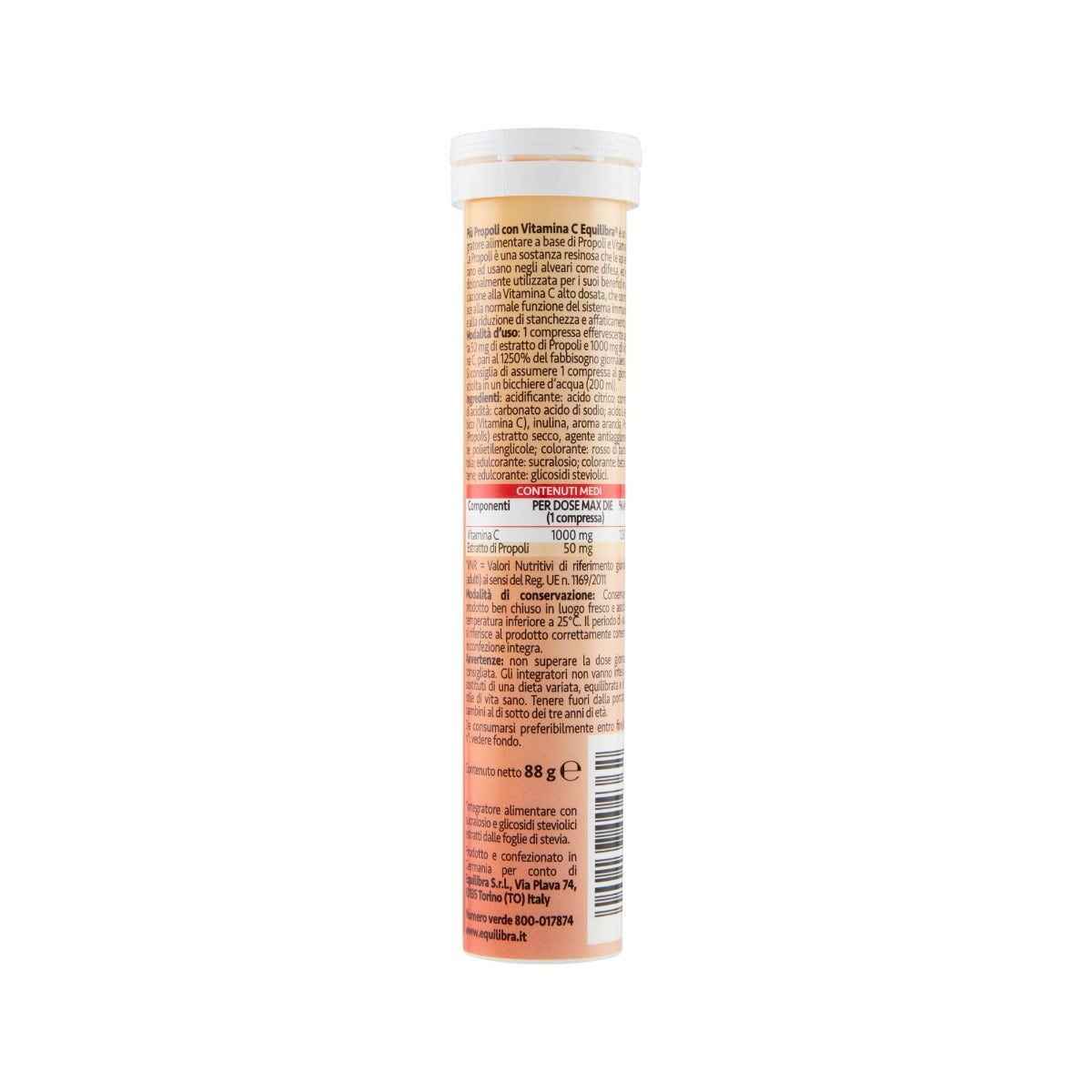 Equilibra Più Propoli Con Vitamina C 20 Compresse Effervescenti