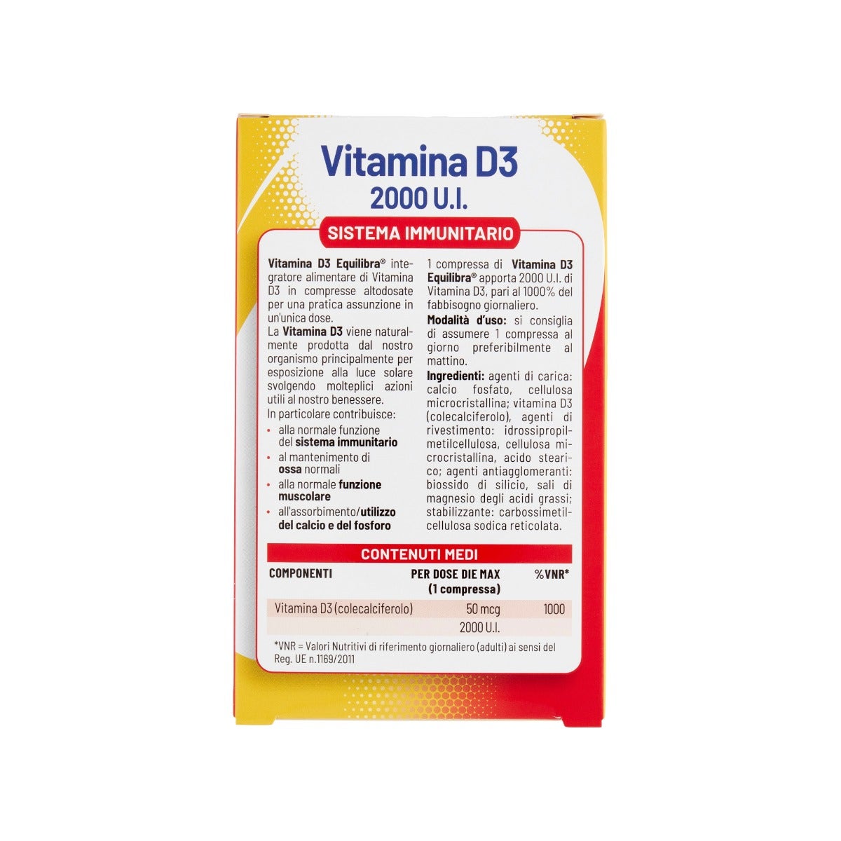 Equilibra Vitamina D3 30 comprimidos