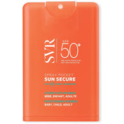 SVR Sun Secure Spray Pocket, protector solar hidratante invisible SPF50+, 20 ml