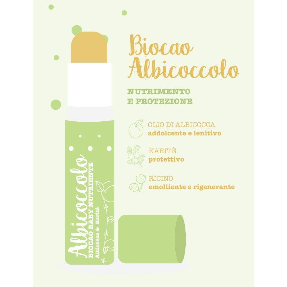 La Saponaria Biocao Albicoccolo Balsamo Labbra 1 Pezzo