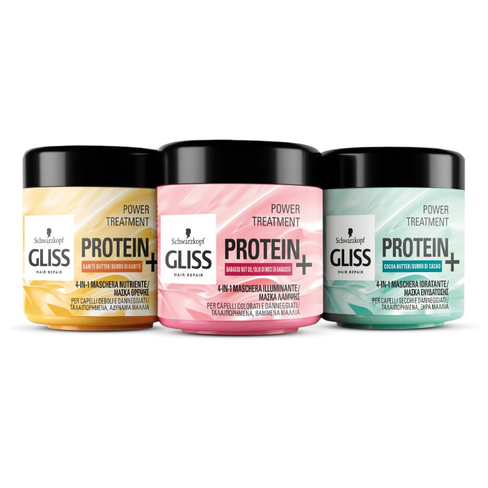 Schwarzkopf Gliss Trattamento 4In1 Protein+ Maschera Idratante 400ml