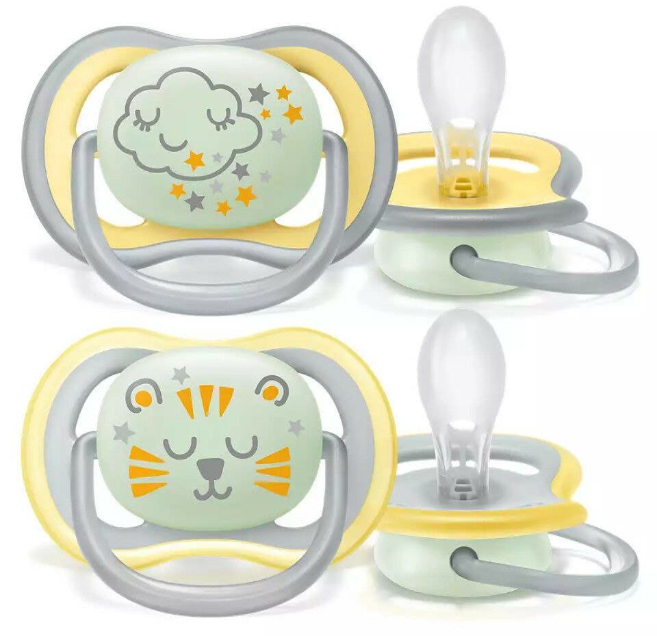 Phillips Avent Ciuccio Ultra Air 18M+ Colore Neutro 2 Pezzi