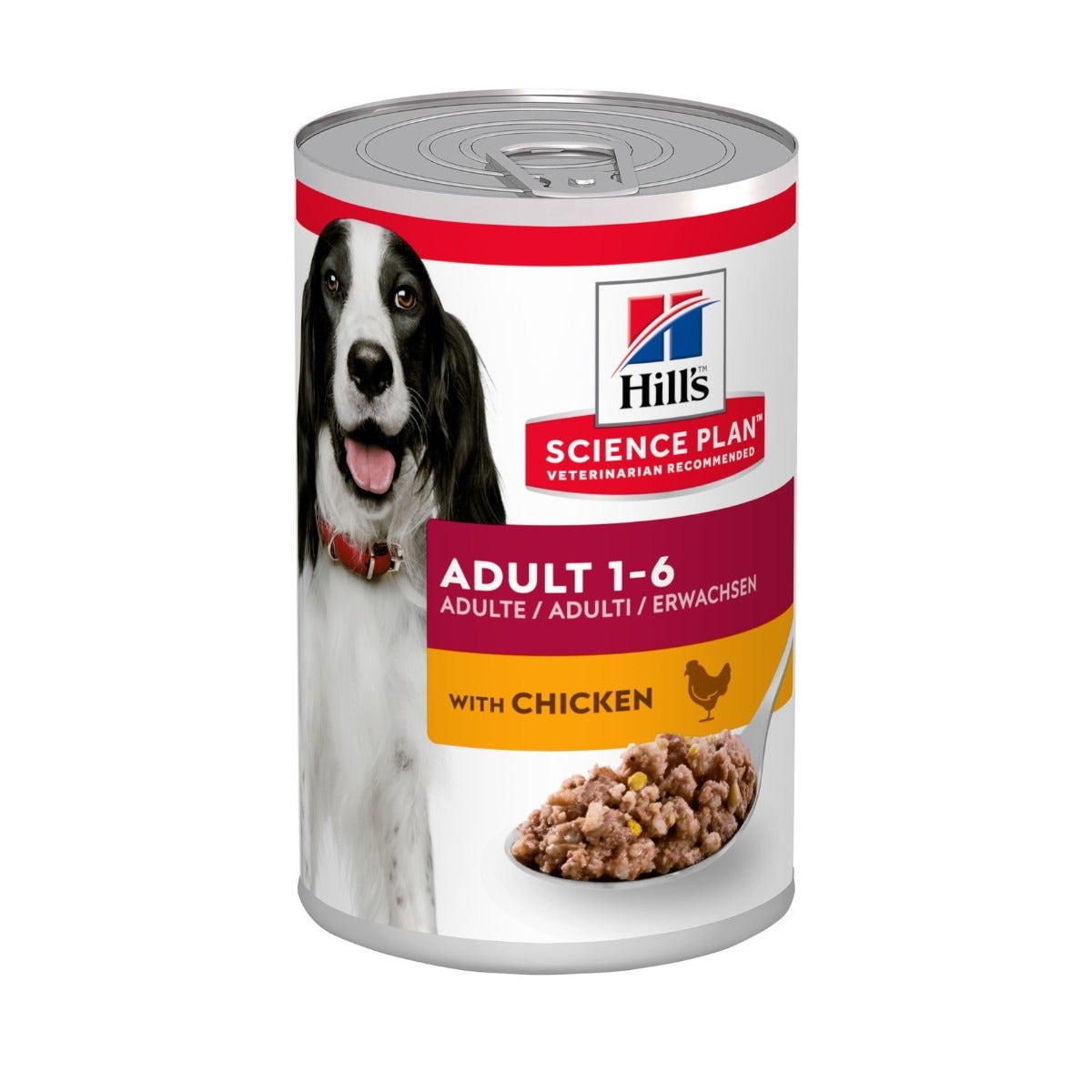 Hill's Science Plan Bocaditos de pollo para perros adultos, lata de 370 g