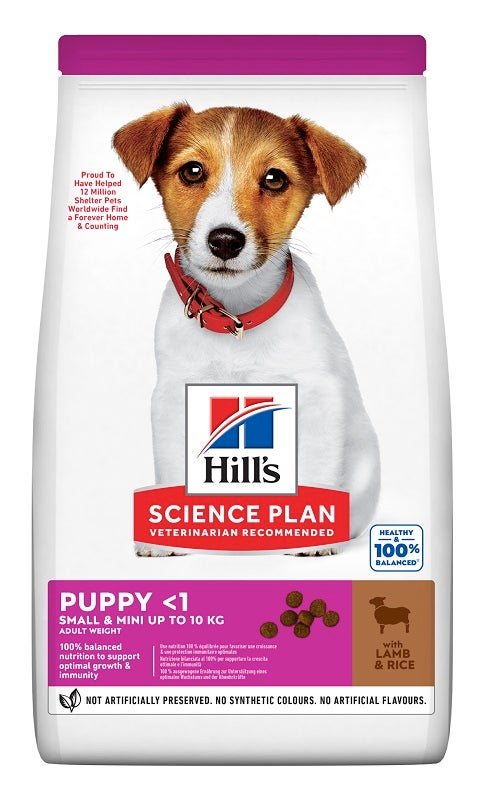 Hill's Science Plan Puppy Small&Mini Cordero y Arroz 6 kg