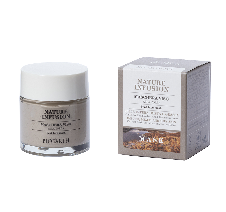 Bioearth Maschera Gel Viso Torba 100ml