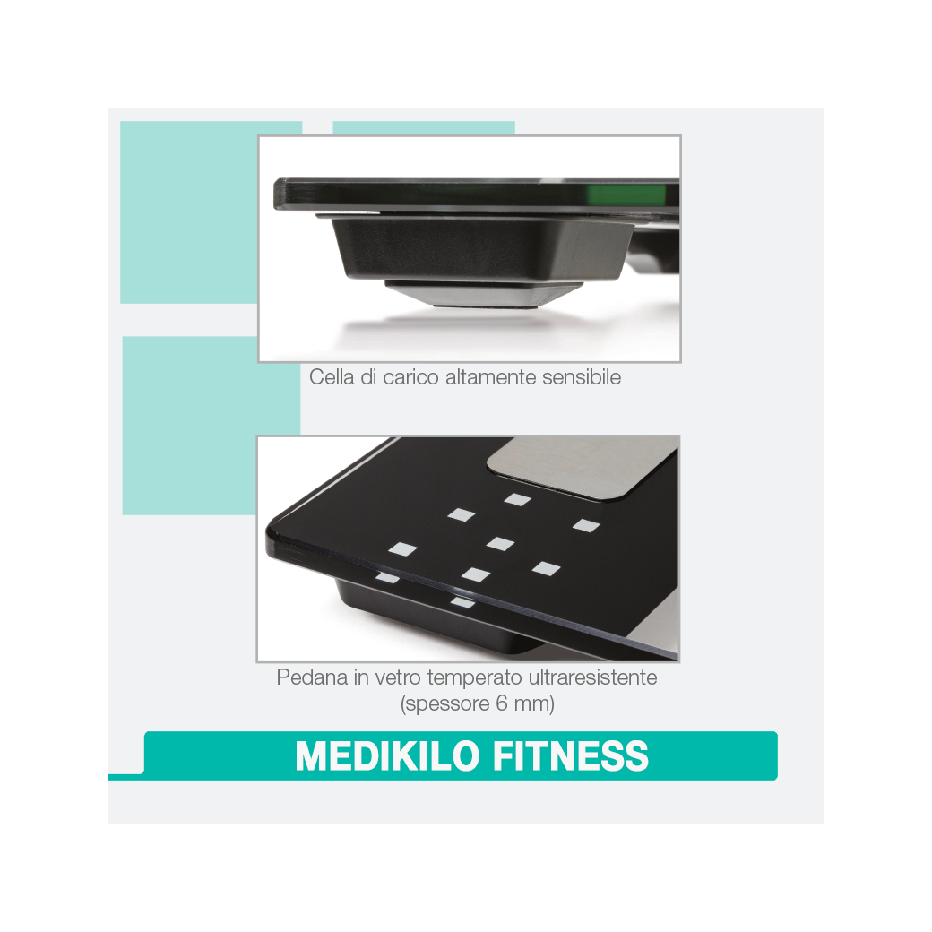 Medikilo Fitness Bilancia Pesapersone Professionale
