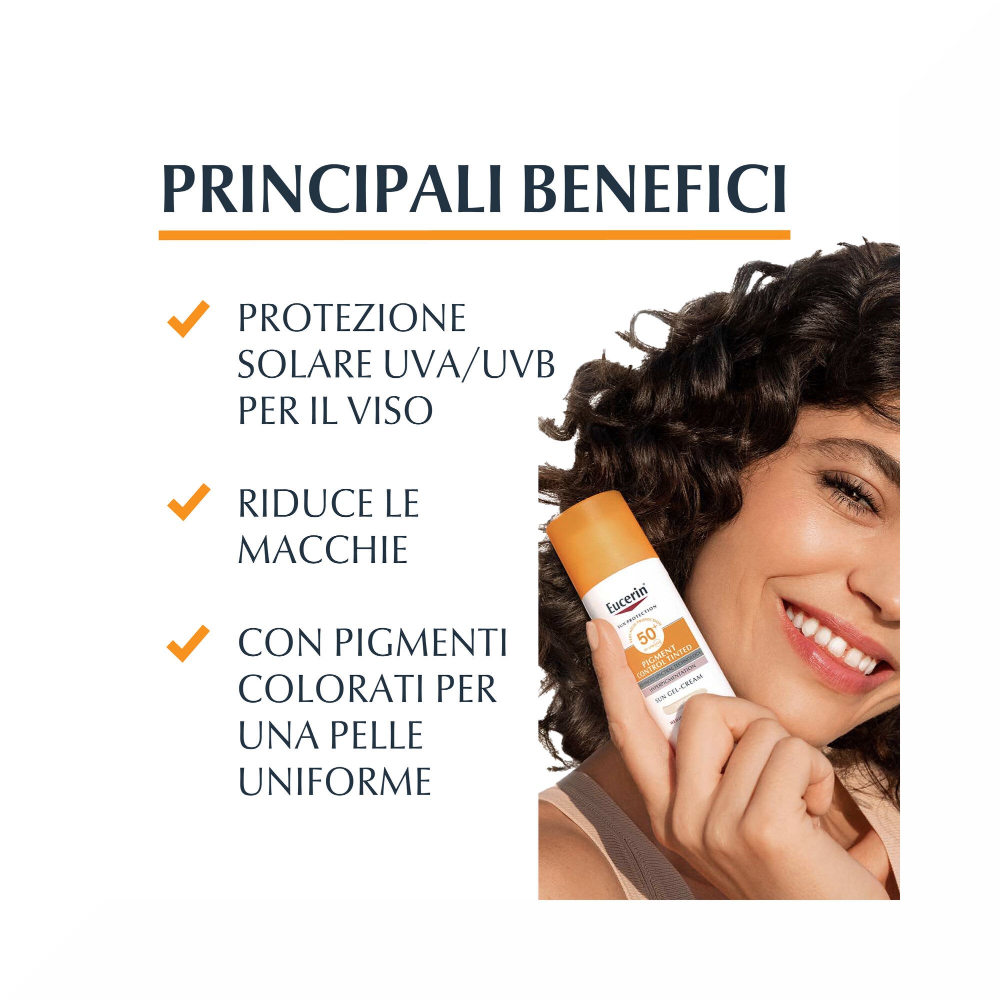 Eucerin Sun Pigment Control Tinted Gel-Crème With SPF50+ Medium