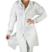 Bhealty Camice Laboratorio Bianco Traspirante Idrorepellente Monouso Large