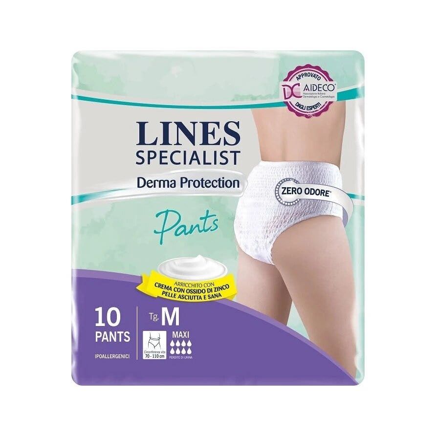 Lines Specialist Derma Protection Braguitas Maxi Talla M 10 unidades